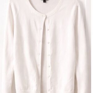 Pima cotton Cream Cardigan from Talbots